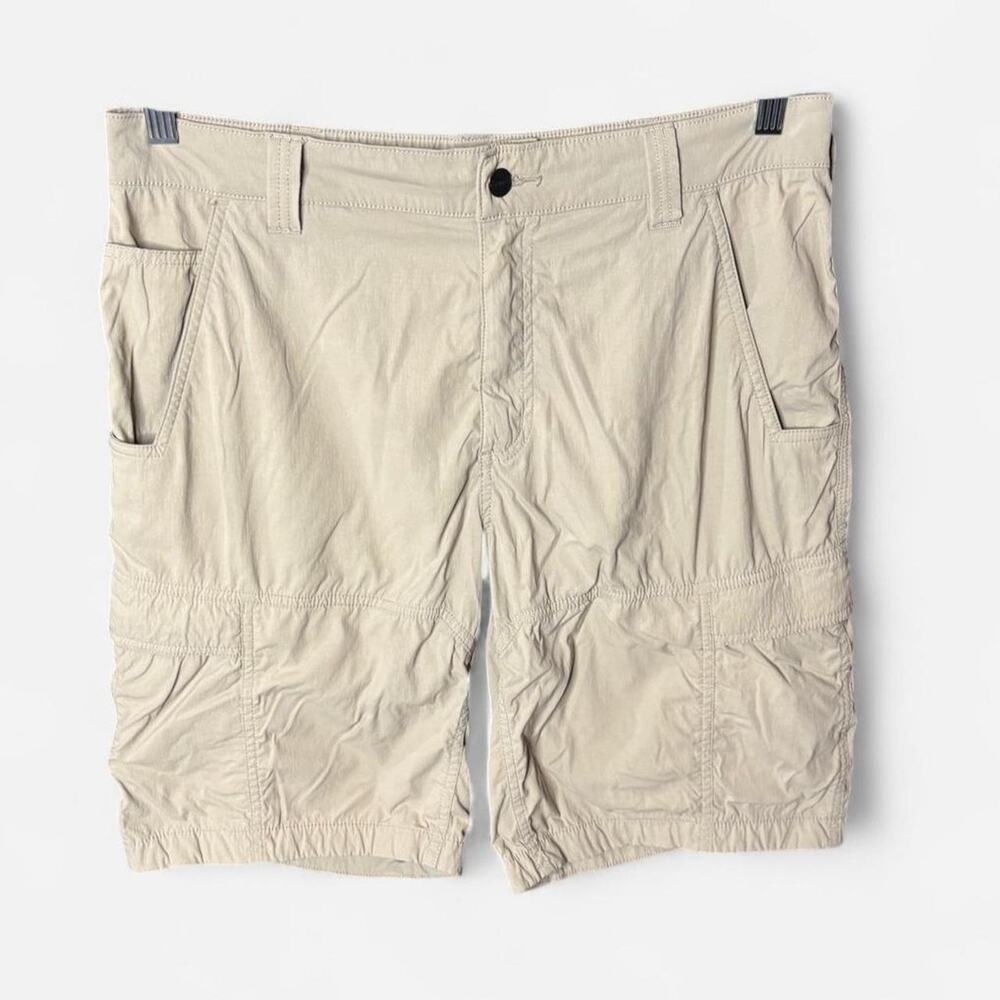 Carhartt Men’s Size 34 Tan Ripstop Utility Work Shorts - Relaxed Fit